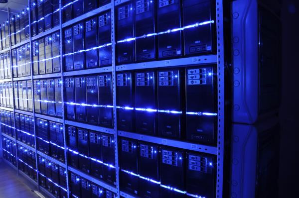 Inside a data centre