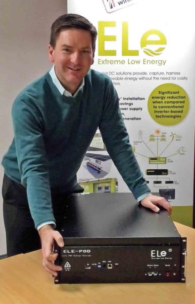 ELe founder Mark Buchanan says the ELe POD could help organisations save at least 70 per cent in energy costs.