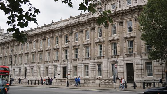 The Cabinet Office in Westminster, London, UK