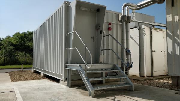 The container