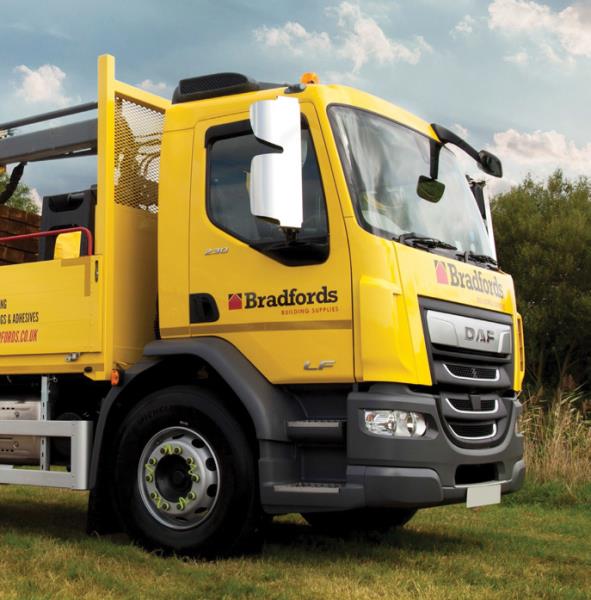 Bradfords has over 40 branches throughout the South West of England and currently operates a fleet of 700 vehicles that range from forklifts to cars to pickups and Large Goods Vehicles (LGVs)