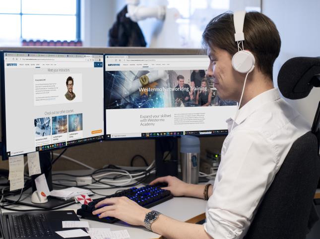 The Westermo Academy includes a flexible online learning platform